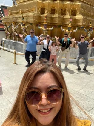 Guest enjoying the beauty of Thailand