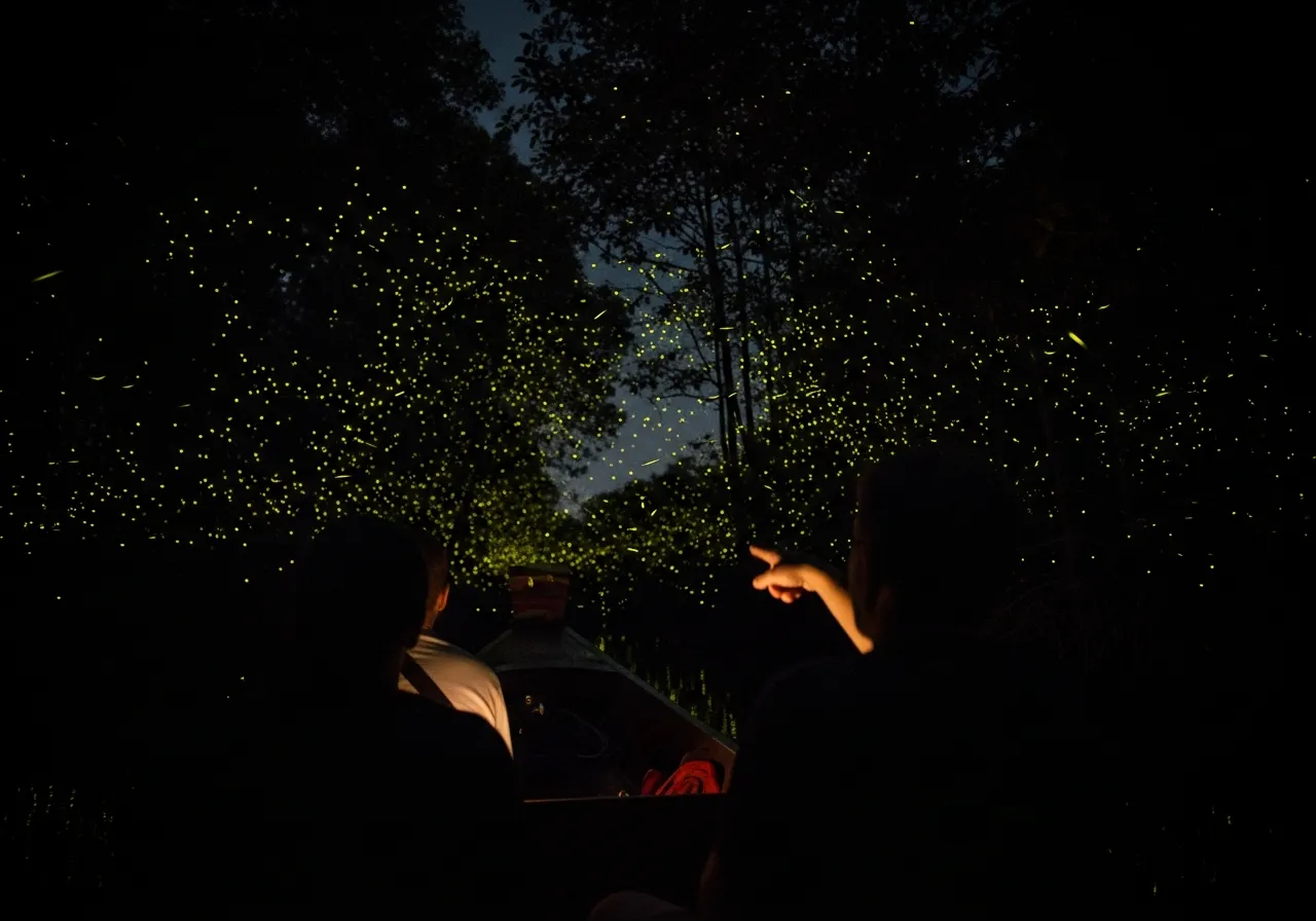 Amphawa Evening & Fireflies — Bangkok private tour