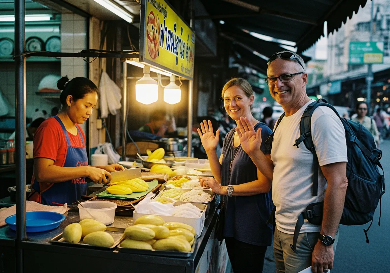Bangkok Street Food by Tuk-tuk highlights at Bangkok
