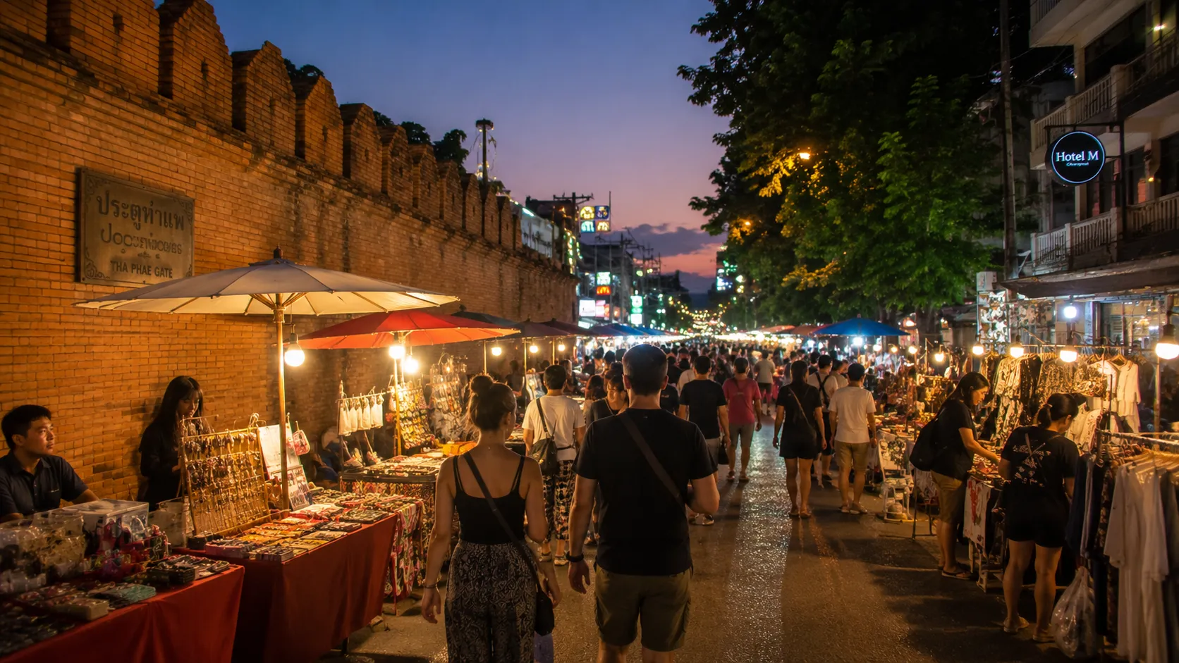 Chiang Mai Evening Street Food Tour — private tour with Monika