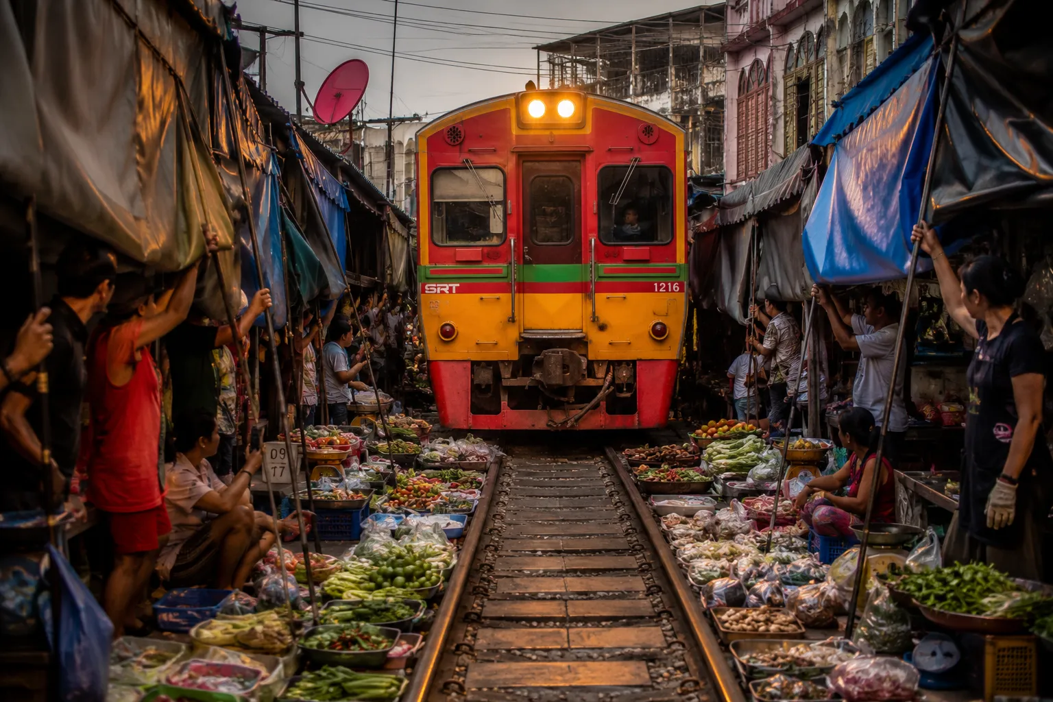 Damnoen Saduak & Maeklong Railway — private tour with Monika
