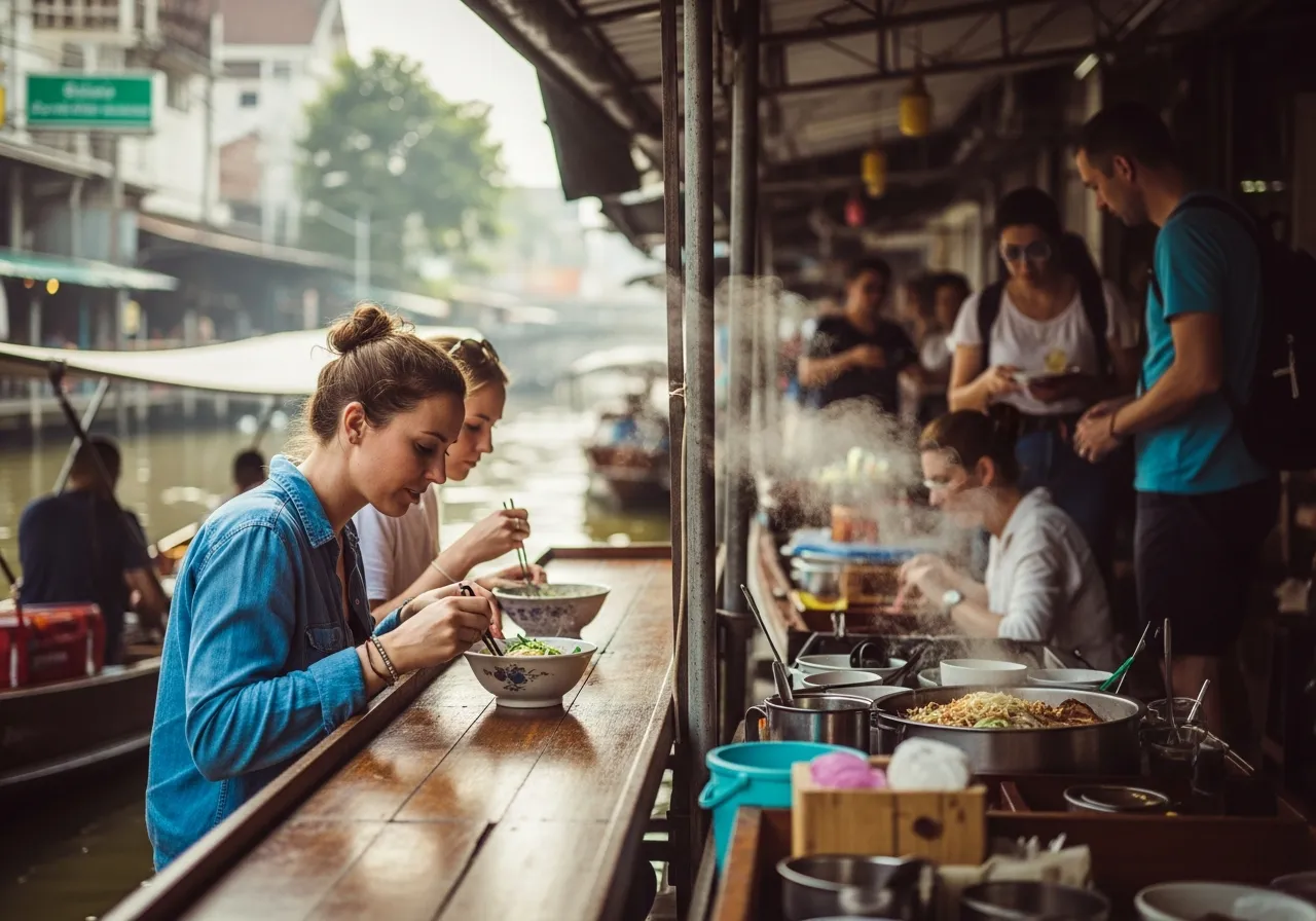 Damnoen Saduak & Maeklong Railway highlights at Bangkok