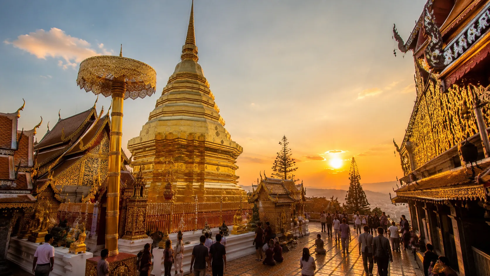 Doi Suthep Temple & Wat Pha Lat — private tour with Monika