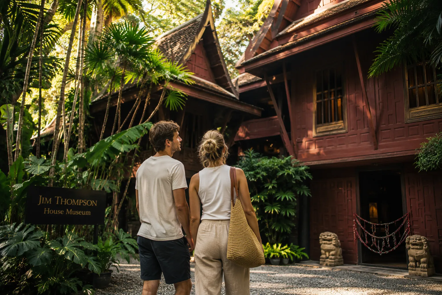 Jim Thompson & the Silk Quarter — private tour with Monika