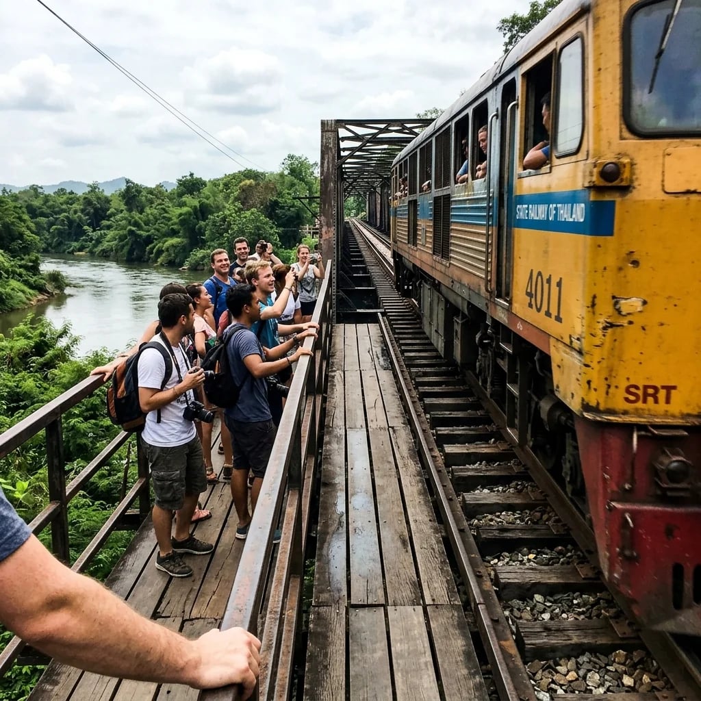 River Kwai & Erawan Falls — Bangkok private tour