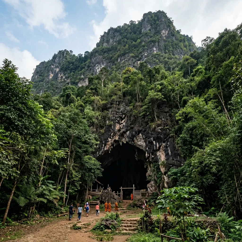 Sticky Waterfall & Chiang Dao Cave highlights at Chiang Mai
